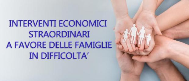 MISURE URGENTI DI SOSTEGNO ALLE FAMIGLIE